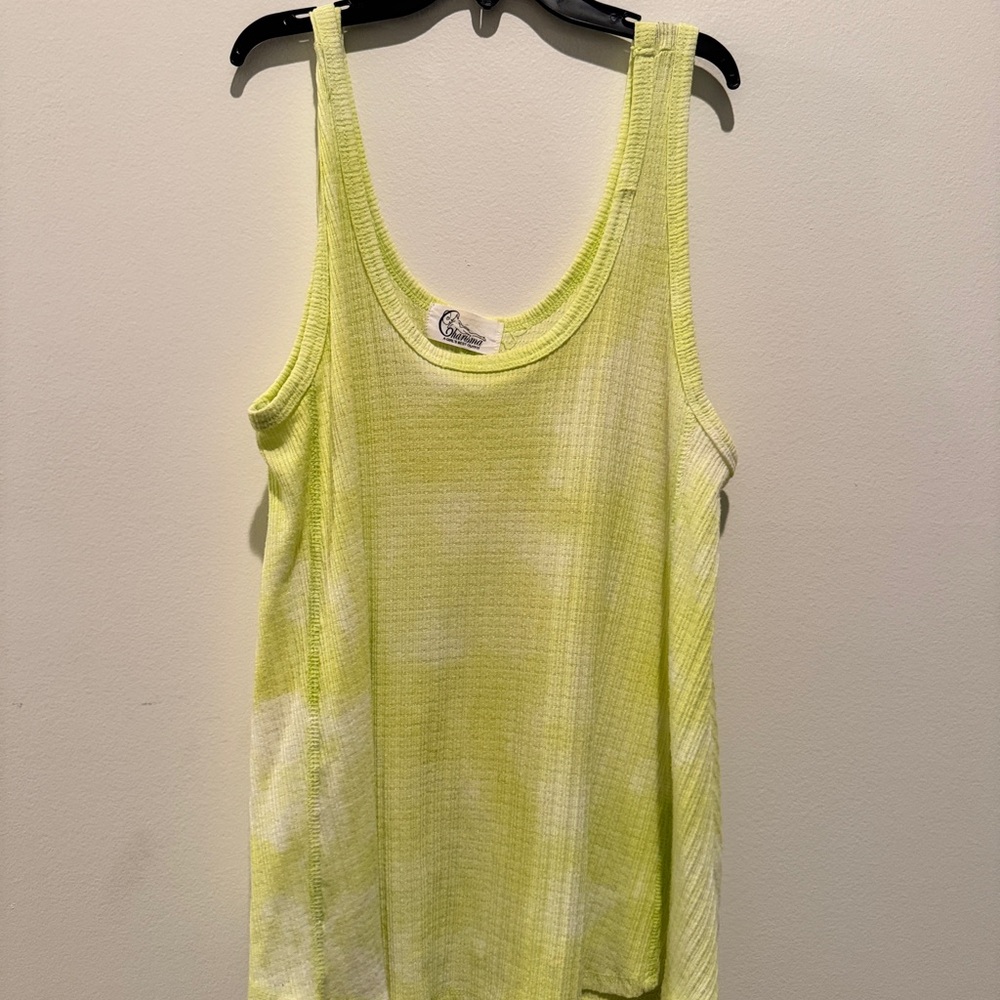 Charisma Neon Yellow Tank Top